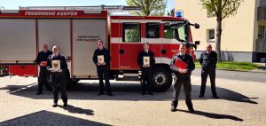 Beförderungen bei der Freiwilligen Feuerwehr Blatzheim