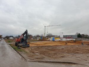 Rege Bautätigkeit im Neubaugebiet – Starker LKW-Verkehr