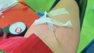 Neun Erstspender und RTL bei der Blutspende
