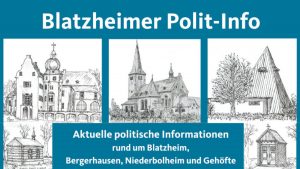Neue Infos der CDU-Blatzheim
