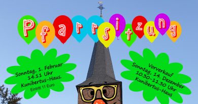 Am 3. Advent Vorverkauf für die Pfarrsitzung