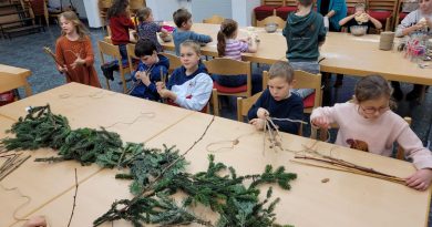 Mit Naturmaterialien gebastelt – Projektabschluss „Kleine Naturhelden“