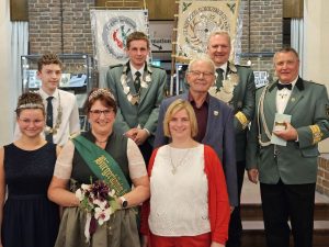 Empfang der Majestäten im Rathaus