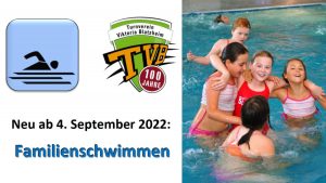 Familienschwimmen am Sonntag wird fortgesetzt