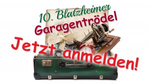 Die ersten 50 Anmeldungen für den Garagentrödel