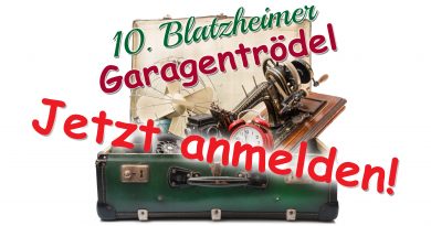 Die ersten 50 Anmeldungen für den Garagentrödel