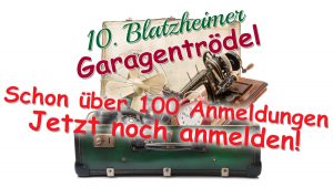 Schon über 100 Anmeldungen zum Garagentrödel
