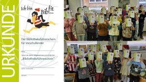 Bibliotheksführerschein für KiTa-Kinder