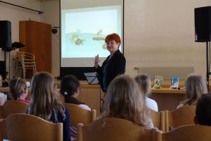 Gerlis Zilgens begeisterte mit Hipp und Hopp