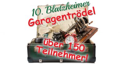 Sonntag Garagentrödel mit über 150 Teilnehmern