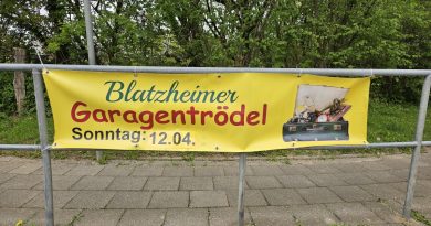 Umfrage zum 10. Blatzheimer Garagentrödel