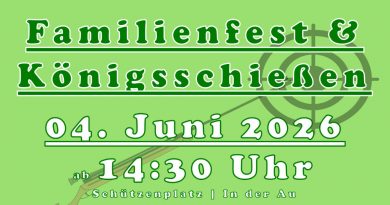 Familienfest und Königsschießen an Fronleichnam