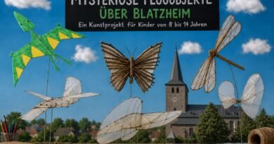 Kunstprojekt in der letzten Ferienwoche