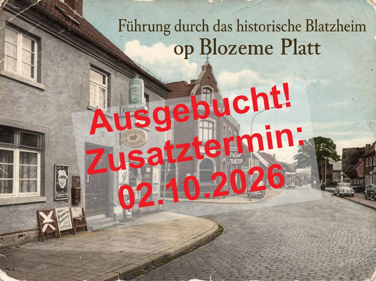 Ne Spazeerjang durch Blozem – zwesche domols on höck