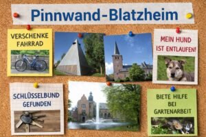 Blatzheim hat eine neue Pinnwand