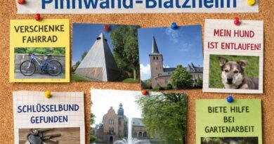 Blatzheim hat eine neue Pinnwand