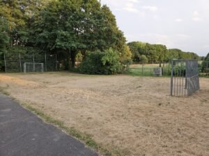 Bolzplatz an der Bergstraße überarbeitet