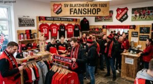 SV Blatzheim mit neuem riesigem Fanshop